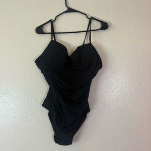 SPANX Women's Black One Piece Swimsuit M